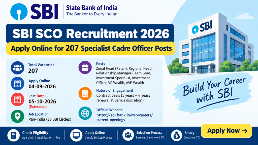 SBI SCO Recruitment 2026
